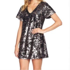 1. State Sequin Party cocktail dress short sleeve